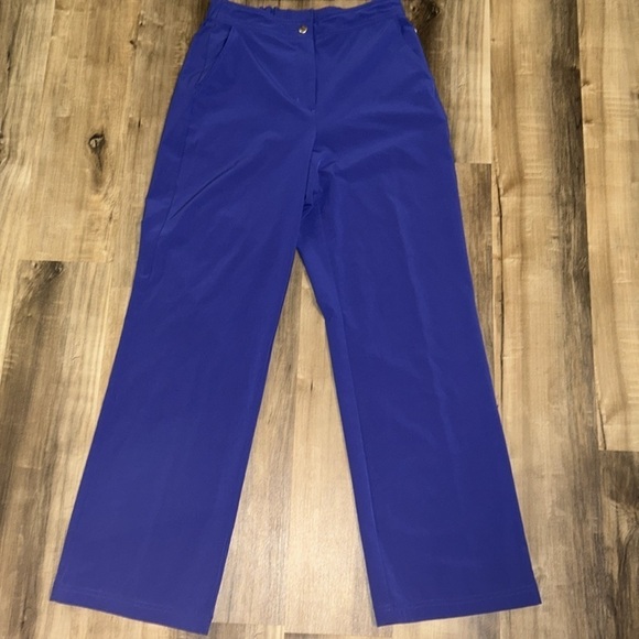 Zenergy By Chicos 2 Piece Blue Pant and Vest Set Travel Sporty Size 0 (Small) - Picture 2 of 8